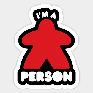 I’m A Meeple Person Sticker